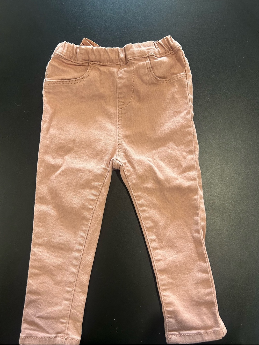 H&M Dusty Pink Pull-On Knit Leggings
